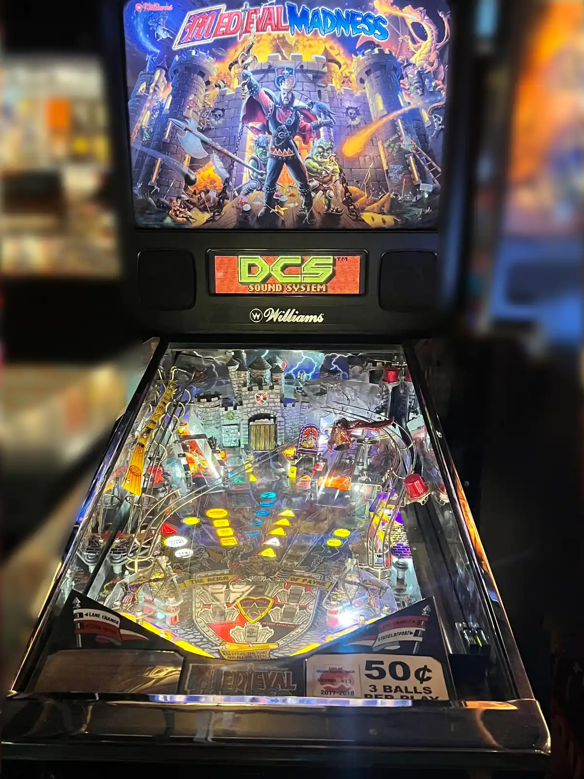 Medieval Madness pinball machine
